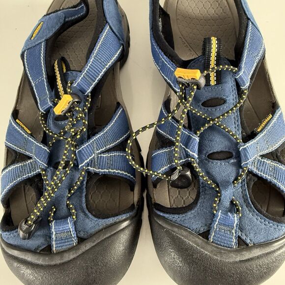 Keen Women Venice H2 Waterproof Sandal in Blue Yellow Size 11 US Outdoors Hiking - Picture 12 of 14